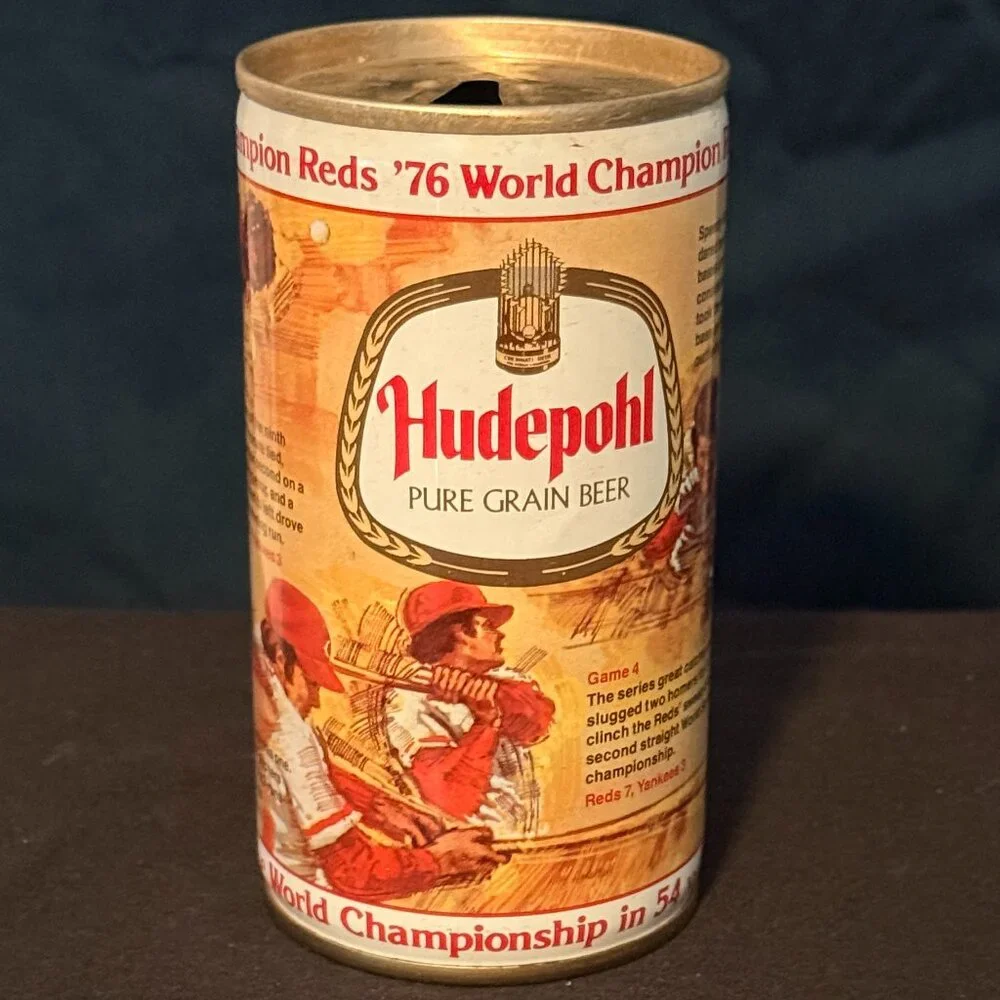 Hudepohl Pure Grain Vintage Beer can